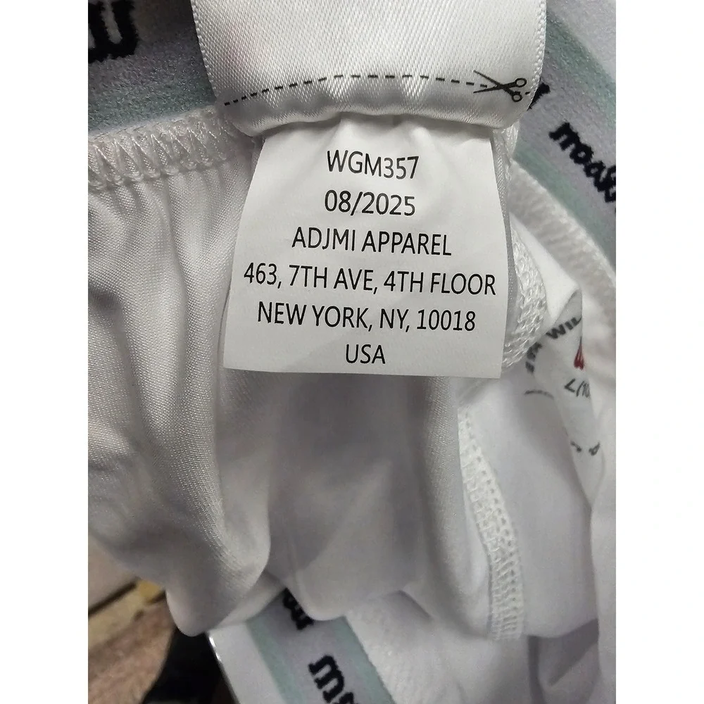Wilson Girls Pleated Tennis Skort White Polyester Blend Athletic Size Large